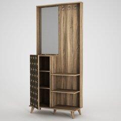 Комплект мебели для прихожей Kalune Design Tress, коричневый цена и информация | Комплекты в прихожую | hansapost.ee