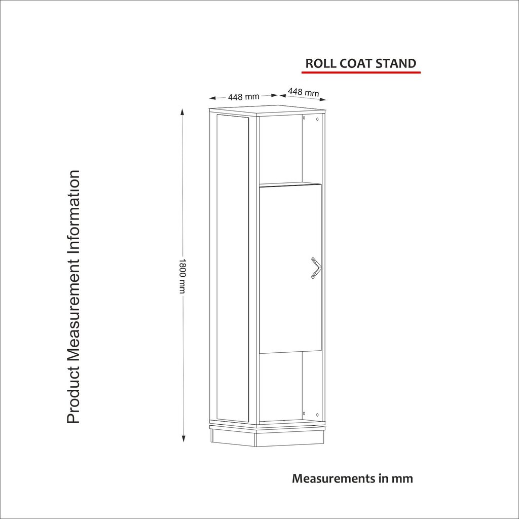 Esikumööbli komplekt Kalune Design Roll, pruun цена и информация | Esikukomplektid | hansapost.ee