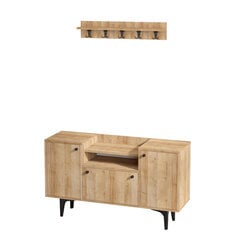 Комплект мебели для прихожей Kalune Design Grady, коричневый цена и информация | Комплекты в прихожую | hansapost.ee