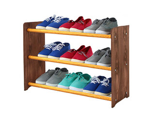 Jalatsiriiul RBS365, tumepruun/pruun price and information | Shoe cupboards, shoe racks | hansapost.ee