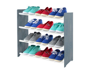Полка для обуви RBS465, серая / белая цена и информация | Полки для обуви, банкетки | hansapost.ee