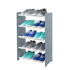 Полка для обуви RBS545, серая/белая цена и информация | Полки для обуви, банкетки | hansapost.ee