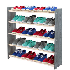 Полка для обуви RBS590, серая/белая цена и информация | Полки для обуви, банкетки | hansapost.ee