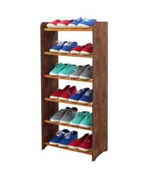 Jalatsiriiul RBS645, tumepruun/pruun price and information | Shoe cupboards, shoe racks | hansapost.ee