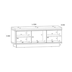 Скамья Meblocross Hybrid Hyb-02 3D, дуб / белый / бежевый цена и информация | Полки для обуви, банкетки | hansapost.ee