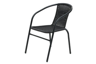 Садовый стул 4LIVING Рим, черный цена и информация | Садовые стулья, кресла, пуфы | hansapost.ee