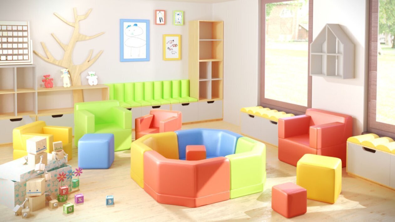 Tumba Wood Garden Smiley Seat Hearts Premium, roosa цена и информация | Kott-toolid, tugitoolid ja tumbad lastele | hansapost.ee