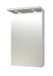 Peegelkapp Quadro/Pro 40 cm, valge hind ja info | Vannitoakapid | hansapost.ee