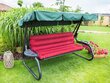 Kiigepadi Hobbygarden Ania 150cm, punane hind ja info | Toolipadjad ja toolikatted | hansapost.ee