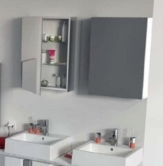 Навесной шкафчик для ванной Kolo Twins 50 x 70 см, серый цена и информация | Шкафчики для ванной | hansapost.ee