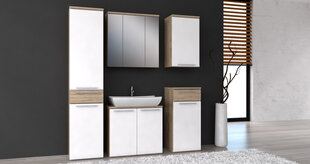 Подвесной шкаф для ванной комнаты Mindi MDIH111R, белый/цвет дуба цена и информация | Forte Аутлет | hansapost.ee