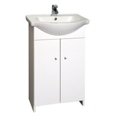 Vannitoakapp valamuga 05025 D50, valge price and information | Bathroom cabinets | hansapost.ee