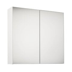 Шкаф для ванной комнаты с зеркалом Sensea Storm 65 2D, белый цена и информация | Шкафчики для ванной | hansapost.ee
