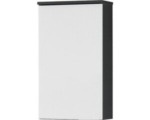 Верхний шкафчик для ванной Kara 1D, тёмно-серый / белый цена и информация | Шкафчики для ванной | hansapost.ee