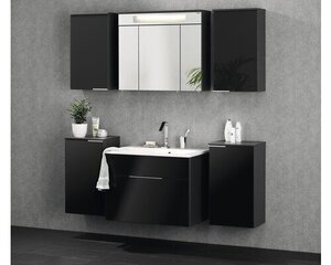 Нижний шкафчик для ванной комнаты Fackelmann Kara 1S, темно-серый цена и информация | Шкафчики для ванной | hansapost.ee