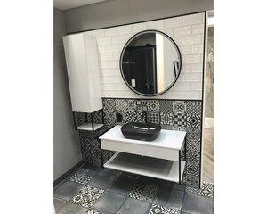 Alumine vannitoakapp Fackelmann New York, valge цена и информация | Шкафчики для ванной | hansapost.ee