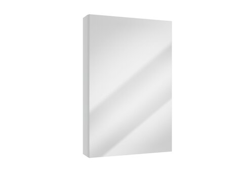 Подвесной шкафчик для ванной комнаты с зеркалом Defra Loreto E50, белый цена и информация | Шкафчики для ванной | hansapost.ee