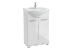 Нижний шкафчик для ванной комнаты Defra Bari D55, белый цена и информация | Шкафчики для ванной | hansapost.ee