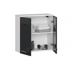 Шкафчик для ванной комнаты навесной NORE Fin 1549, белый/серый цена и информация | NORE Мебель для ванной | hansapost.ee