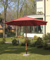 Päikesevari Patio Poly 3 m, punane цена и информация | Päikesevarjud ja markiisid | hansapost.ee
