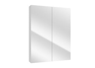 Подвесной шкафчик для ванной комнаты с зеркалом Defra Gizmo E60 190-E-06007, белый цена и информация | Шкафчики для ванной | hansapost.ee