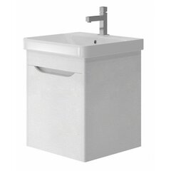 Шкафчик для ванной комнаты с раковиной Livorno LVR-50, белый цена и информация | Шкафчики для ванной | hansapost.ee