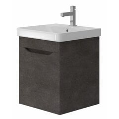 Шкафчик для ванной комнаты с раковиной Livorno LVR-50, коричневый цена и информация | Шкафчики для ванной | hansapost.ee