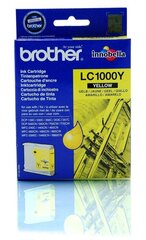 Картридж с оригинальными чернилами Brother LC1000Y Жёлтый цена и информация | Картриджи для струйных принтеров | hansapost.ee