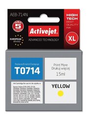 Activejet AEB-714N (Epson T0714, T0894, T1004), желтый цена и информация | Картриджи для струйных принтеров | hansapost.ee
