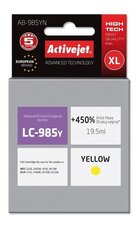 Activejet AB-985YN (Brother LC985Y), желтый цена и информация | Картриджи для струйных принтеров | hansapost.ee