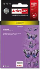 Activejet AB-985YN (Brother LC985Y), желтый цена и информация | Картриджи для струйных принтеров | hansapost.ee