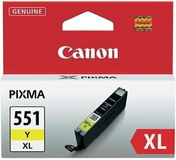 Tindikassett CANON CLI-551y XL, kollane цена и информация | Tindiprinteri kassetid | hansapost.ee