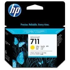 Картридж для принтера HP 711 (CZ136A), желтый цена и информация | Картриджи для струйных принтеров | hansapost.ee