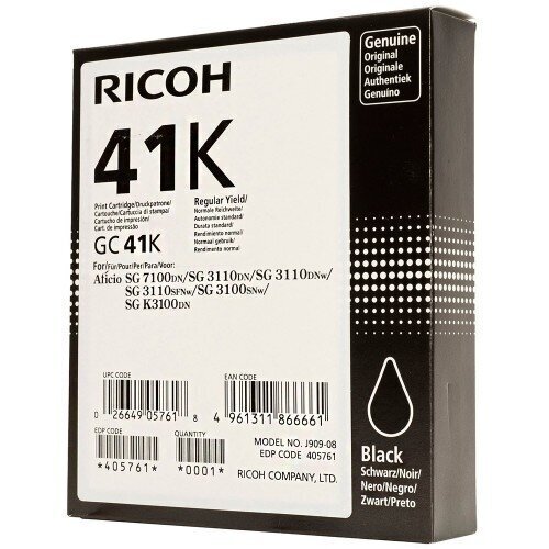 Geelkassett RICOH HY GC41K, must цена и информация | Tindiprinteri kassetid | hansapost.ee