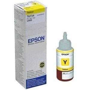 Epson T6734 YELLOW 70ml sobib L800 hind ja info | Tindiprinteri kassetid | hansapost.ee