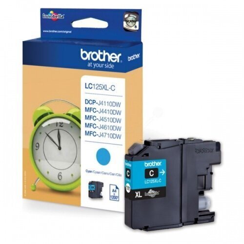 Brother LC125XL CYAN 1200s sobib MFC-J4510DW цена и информация | Tindiprinteri kassetid | hansapost.ee