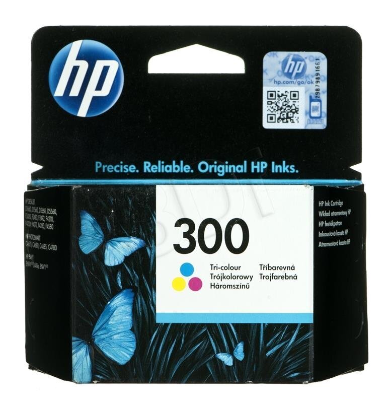 HP nr 300 kolmevärviline tindikassett koos Vivera tindiga (165 lk) цена и информация | Tindiprinteri kassetid | hansapost.ee