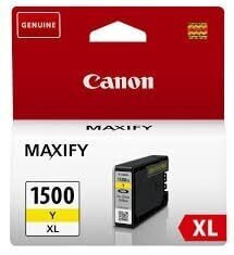 Canon PGI-1500XL, желтый цена и информация | Картриджи для струйных принтеров | hansapost.ee