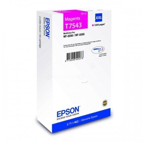 EPSON WF-8090 / WF-8590 Ink Cartridge XXL Magenta цена и информация | Tindiprinteri kassetid | hansapost.ee