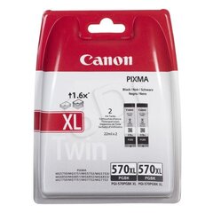 Canon - Tusz PGI-570XL BK TWIN BL SEC 0318C007 цена и информация | Картриджи для струйных принтеров | hansapost.ee