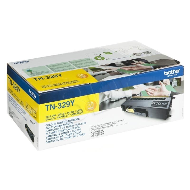 Tooner Brother TN329 kollane цена и информация | Tindiprinteri kassetid | hansapost.ee