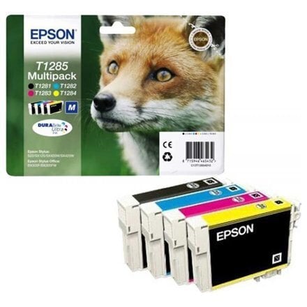 Epson T1285 Mpack Ink Cartridge, Black, цена и информация | Tindiprinteri kassetid | hansapost.ee