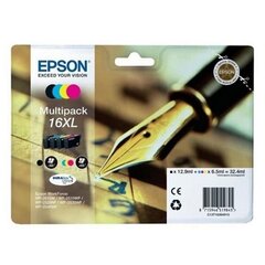 Tindikassett Epson T16XL, sinine, roosa, must, kollane hind ja info | Epson Arvutid ja IT- tehnika | hansapost.ee