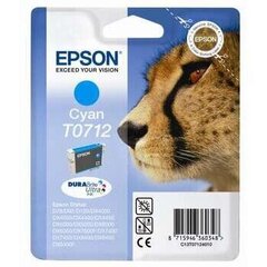 Epson T0712 Ink Cartridge, Cyan hind ja info | Tindiprinteri kassetid | hansapost.ee