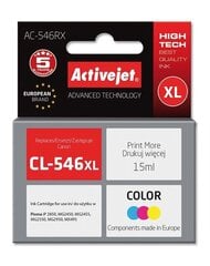 Картридж Activejet AC-546RX (Canon CL-546XL), цветной цена и информация | Картриджи для струйных принтеров | hansapost.ee