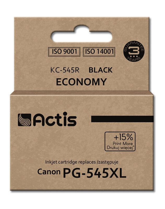 Actis KC-545R (Canon PG-545XL) XL tindimahutid цена и информация | Tindiprinteri kassetid | hansapost.ee