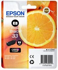 Epson C13T33414010, черный цена и информация | Картриджи для струйных принтеров | hansapost.ee