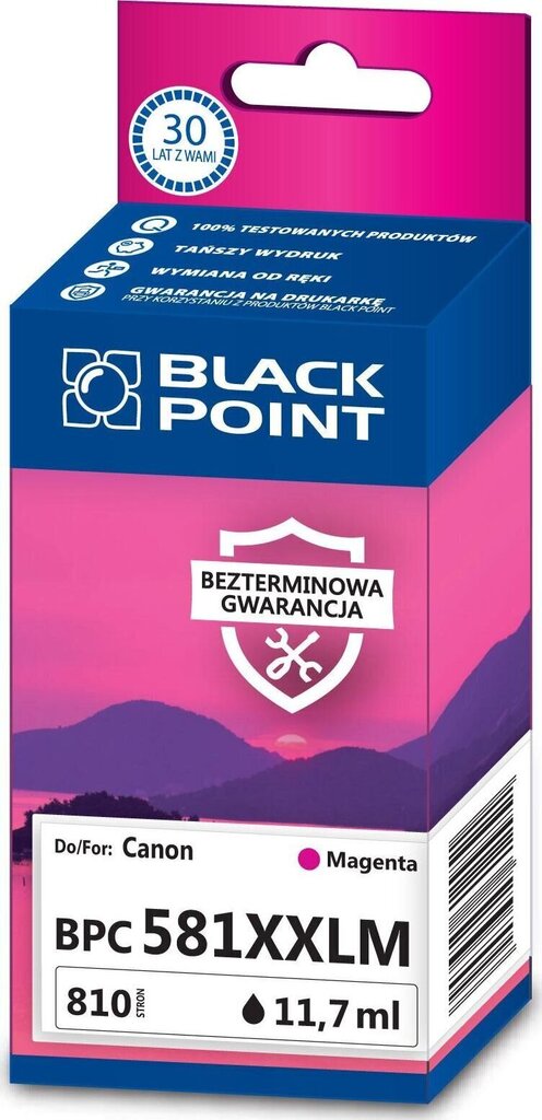 Black Point BPC581XXLM, magenta hind ja info | Tindiprinteri kassetid | hansapost.ee