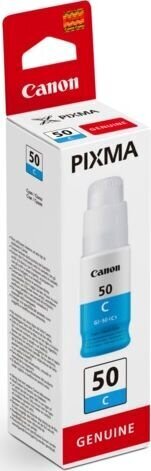 Canon GI-50 Ink Bottle, Cyan hind ja info | Tindiprinteri kassetid | hansapost.ee