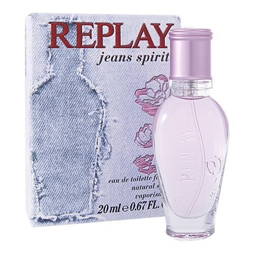 Tualettvesi Replay Jeans Spirit EDT naistele 20 ml hind ja info | Parfüümid naistele | hansapost.ee